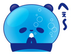 Panda water sticker #652714