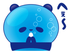 Panda water sticker #652714