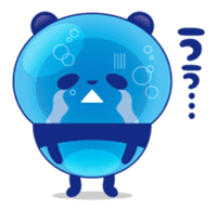 Panda water sticker #652718