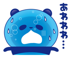 Panda water sticker #652721