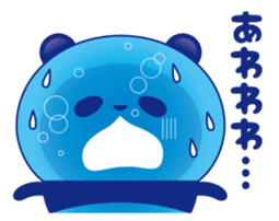 Panda water sticker #652721