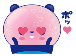 Panda water sticker #652725