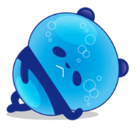 Panda water sticker #652743