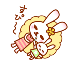 Rabbit Mother is very busy sticker #652885