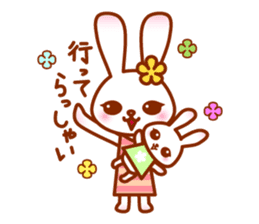 Rabbit Mother is very busy sticker #652893