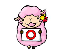 Sheep Girl ANEMONE sticker #653052