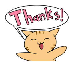 english cat sticker #653083