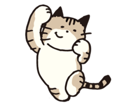 Pouch the cat 3 sticker #653114