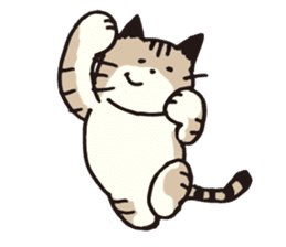 Pouch the cat 3 sticker #653114