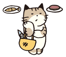 Pouch the cat 3 sticker #653115