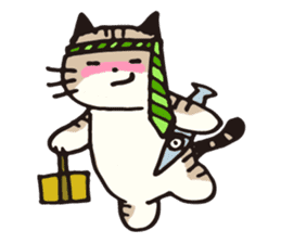 Pouch the cat 3 sticker #653121