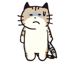 Pouch the cat 3 sticker #653129