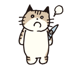 Pouch the cat 3 sticker #653132