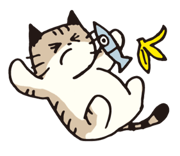 Pouch the cat 3 sticker #653135