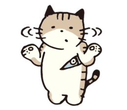 Pouch the cat 3 sticker #653137