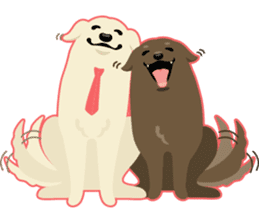 The married dog sticker #653253