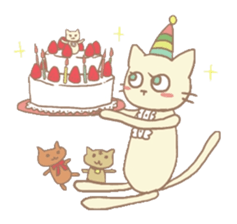 Stuffed cats sticker #653965