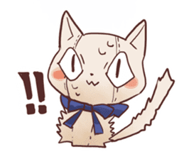 Stuffed cat "Nyandafuru" sticker #653987
