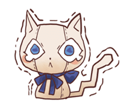 Stuffed cat "Nyandafuru" sticker #653991
