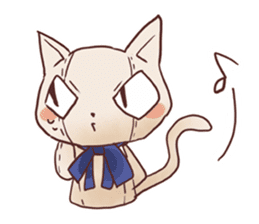 Stuffed cat "Nyandafuru" sticker #653992