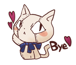 Stuffed cat "Nyandafuru" sticker #653995