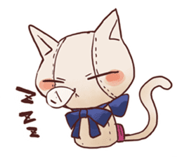 Stuffed cat "Nyandafuru" sticker #653996