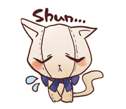 Stuffed cat "Nyandafuru" sticker #653997