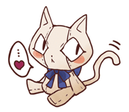 Stuffed cat "Nyandafuru" sticker #653998