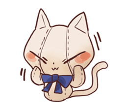 Stuffed cat "Nyandafuru" sticker #654004