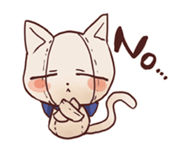 Stuffed cat "Nyandafuru" sticker #654011