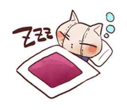 Stuffed cat "Nyandafuru" sticker #654012