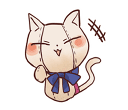 Stuffed cat "Nyandafuru" sticker #654013