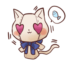 Stuffed cat "Nyandafuru" sticker #654015