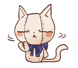 Stuffed cat "Nyandafuru" sticker #654016