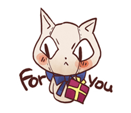 Stuffed cat "Nyandafuru" sticker #654018