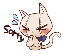 Stuffed cat "Nyandafuru" sticker #654020