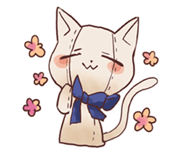Stuffed cat "Nyandafuru" sticker #654025