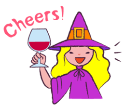 "Witch days" for the Halloween! sticker #654434