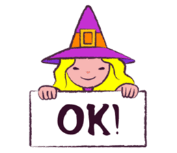 "Witch days" for the Halloween! sticker #654442