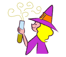 "Witch days" for the Halloween! sticker #654444