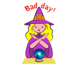 "Witch days" for the Halloween! sticker #654446