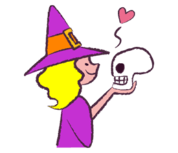 "Witch days" for the Halloween! sticker #654447