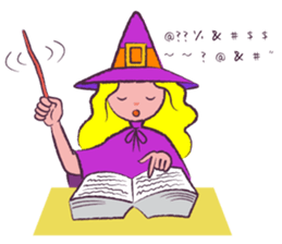 "Witch days" for the Halloween! sticker #654459