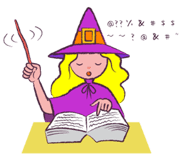 "Witch days" for the Halloween! sticker #654459