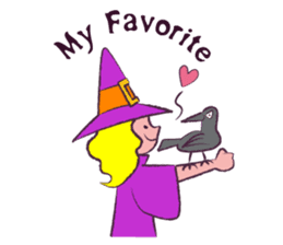"Witch days" for the Halloween! sticker #654460