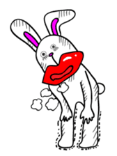 Atsuo the rabbit sticker #655189