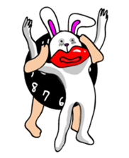 Atsuo the rabbit sticker #655199