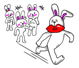 Atsuo the rabbit sticker #655203