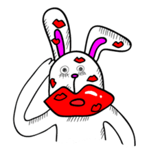 Atsuo the rabbit sticker #655205