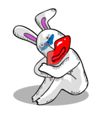 Atsuo the rabbit sticker #655206